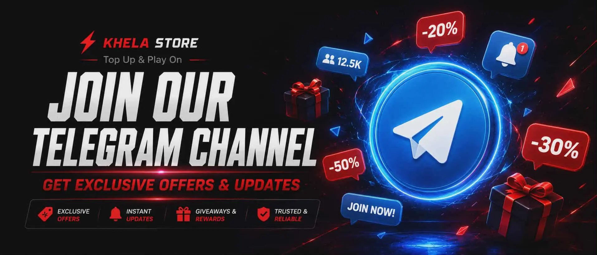 Khela Store promotional banner